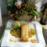 Dagschotel: loempia geserveerd met groentjes en wilde rijst