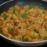 Gemarineerde kipfilet met gebakken rijst spitskool prei en mangochutney