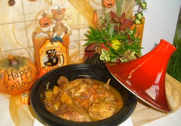 Tajine: Lapin élevé en parc en automme