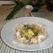 Dagschotel: pasta met kippenblokjes in een romig sausje