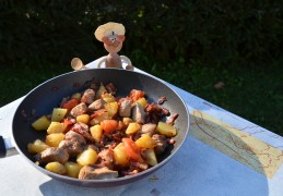 Vakantie: eenpansgerechtje