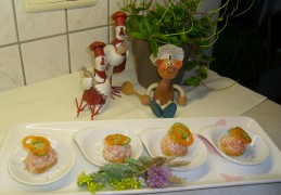 Hapje: bruschetta met gerookte zalm