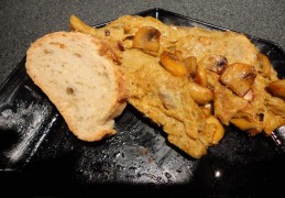 Omelet: pittig met  champignon