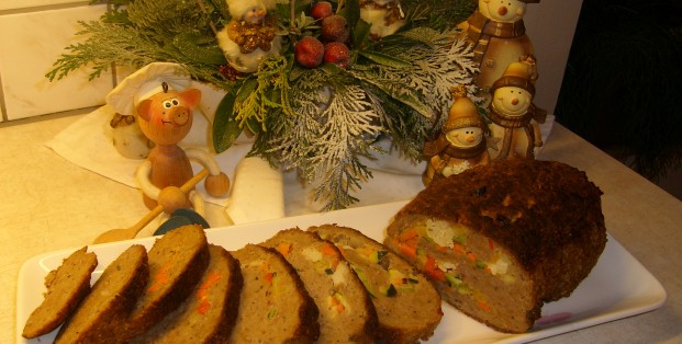 Gehaktbroodje met verborgen groenten