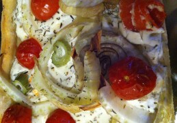 Witte pizza met venkel