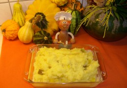 Aardappelpuree met pickels