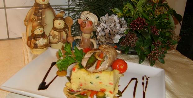 Frisse groenten met kalfsmedaillon 