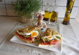 Foccacia met pikante filet americain