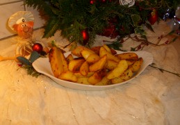 Aardappelkwartjes gemarineerd 