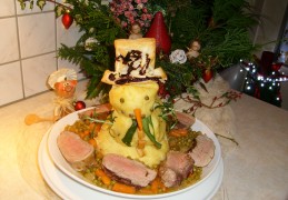 Aardappel-sneeuwman-puree voor de kleintjes