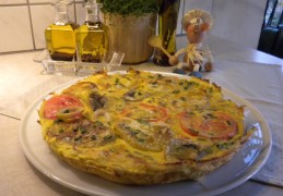 Ei-omelet met 10 verschillende kruiden 