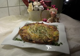 Omelet puur natuur met pizzakruiden 