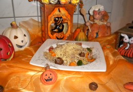 Halloweengerecht met mie