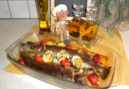 Forel in herfstkleuren 