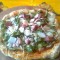 Plaatpizza met rucola en parmaham