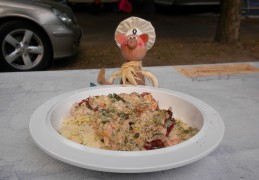 Vakantie : pasta met gerookte zalm