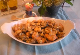 Scampi 's en St - jacobsvruchten