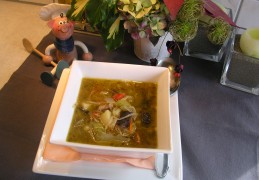 Soep : Restante soepje met een zuiders tintje