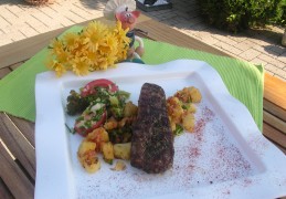 Gegrilde lamsfilet met provencaalse kruiden