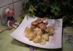 Fish with cauliflower