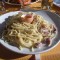 Spaghetti carbonara à la Gigi in Port-Juan