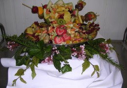 Waterval van vers fruit