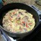 Camping omelet met groentjes