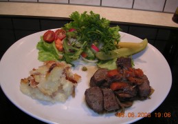 Lamsfilet met leffe bruin