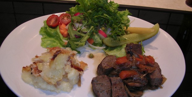 Lamsfilet met leffe bruin Lamsfilet met leffe bruin