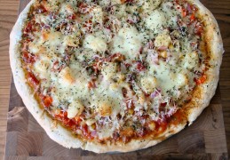 Bob's zelfgemaakte pizza