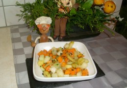 Stoofpotje van groenten en aardappelen