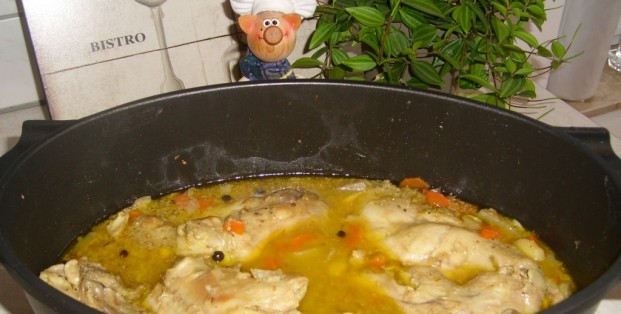 Konijn met kokosmelk