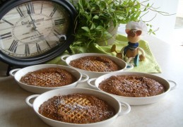 Dessert: vanille pudding met verrassingen