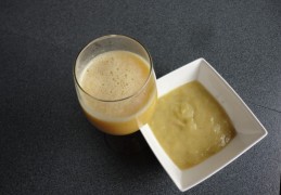 Rabarberbanaanmousse