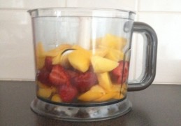Aardbeien fruit smoothie