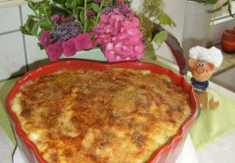 Pasta ovenschotel: macaroni met groenten en kalfsgehakt