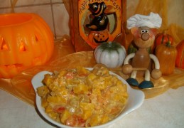 Groenten-bordje Halloween