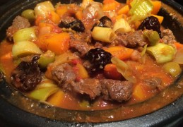 Tajine met flespompoen en rundvlees