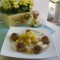 Dagschotel: schorseneren in een melksausje met gehaktballetjes en aardappelen