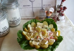 Salade voor twee met alles erop en eraan
