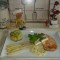 Dagschotel: gratin met asperges vergezeld met een fijn groenten sausje