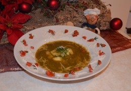 Soep van de dag: 15/12/2015 wortel/tomatensoep met vis