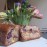 Bananen-notencake met blauwe bessen