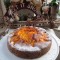 Dessert: perziken-cake 