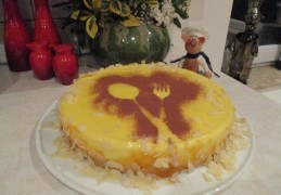Dessert: frangipane pudding