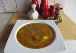 Soep: tomaten-groentesoep