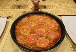 Omelet tomaat pittig gekruid