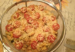 Ravioli met een romige groentesaus