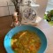 Soep: heldere bouillon met heerlijke groenten