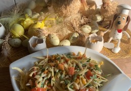 Groenten: lente salade